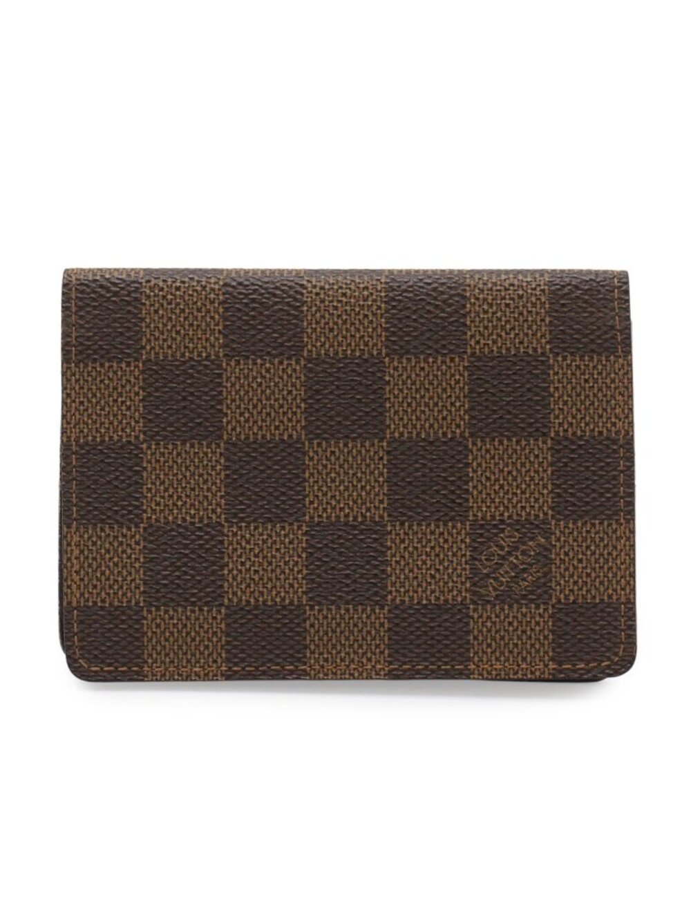 Louis Vuitton Damier Porte de Carte Vertical Card Case Fixed Era Business